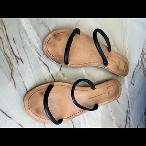 Black strappy sandal